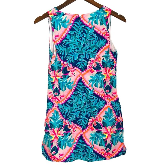 Lilly Pulitzer Tanya Romper in Seaside Aqua Size 00 - Picture 2 of 16